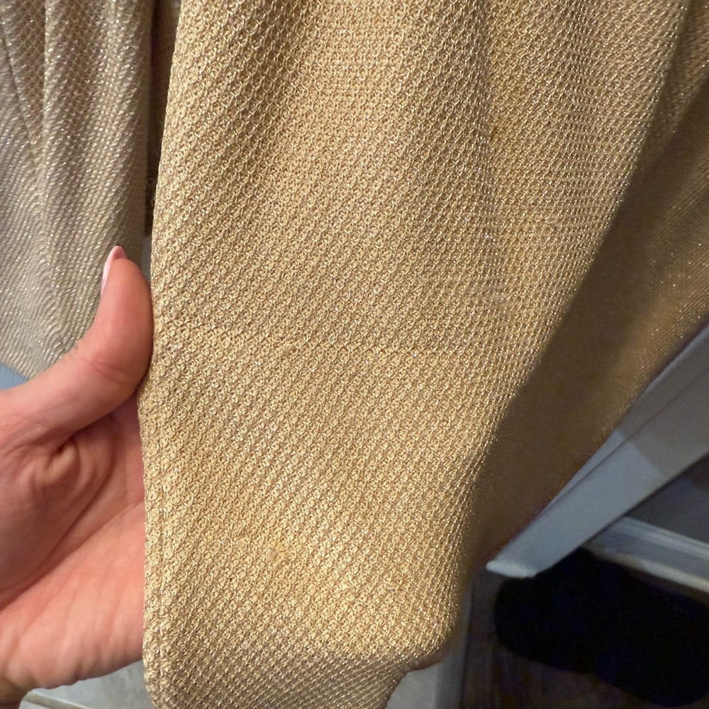 St. John Embellished Gold Skirt - Picture 6 of 7